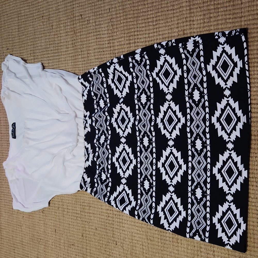 Tribal Print Pencil Dress